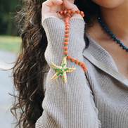 Ocean Stone Pearl Necklace