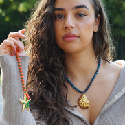 Ocean Stone Pearl Necklace