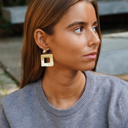Aurora Square Earrings