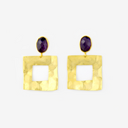 Aurora Square Earrings