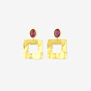 Aurora Square Earrings