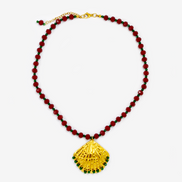 Ocean Stone Pearl Necklace