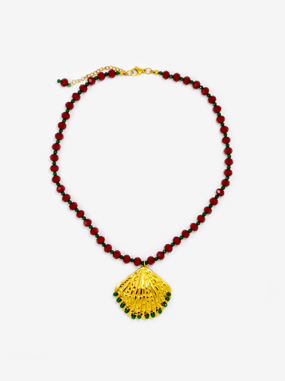 Ocean Stone Pearl Necklace