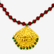 Ocean Stone Pearl Necklace