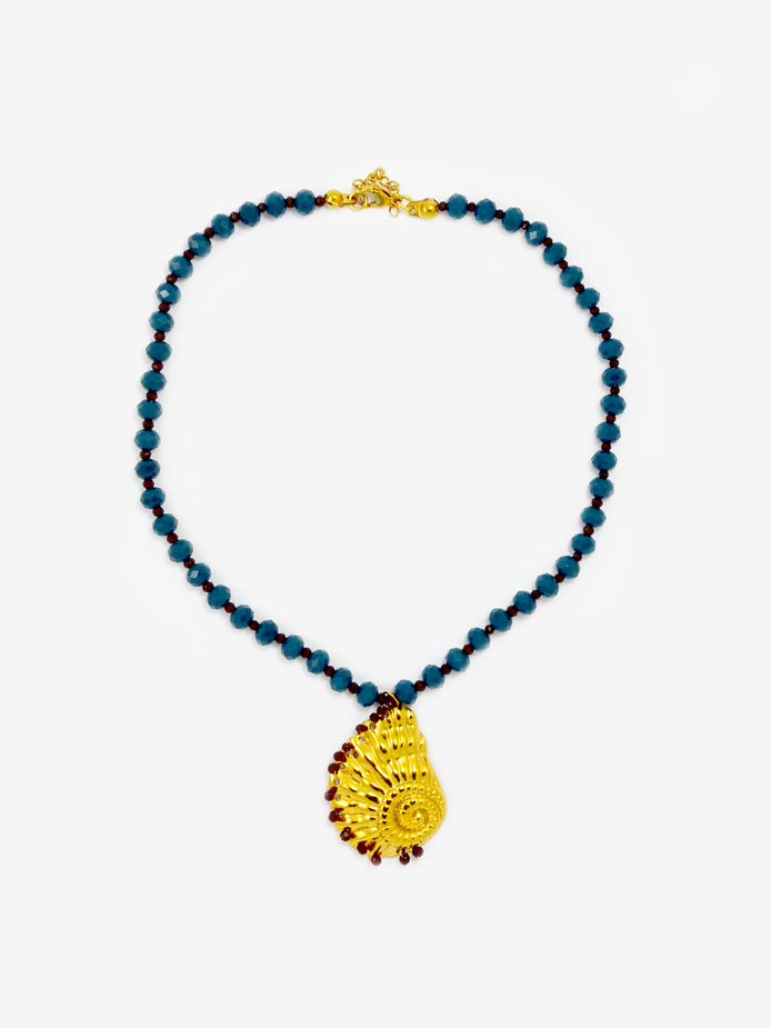 Ocean Stone Pearl Necklace