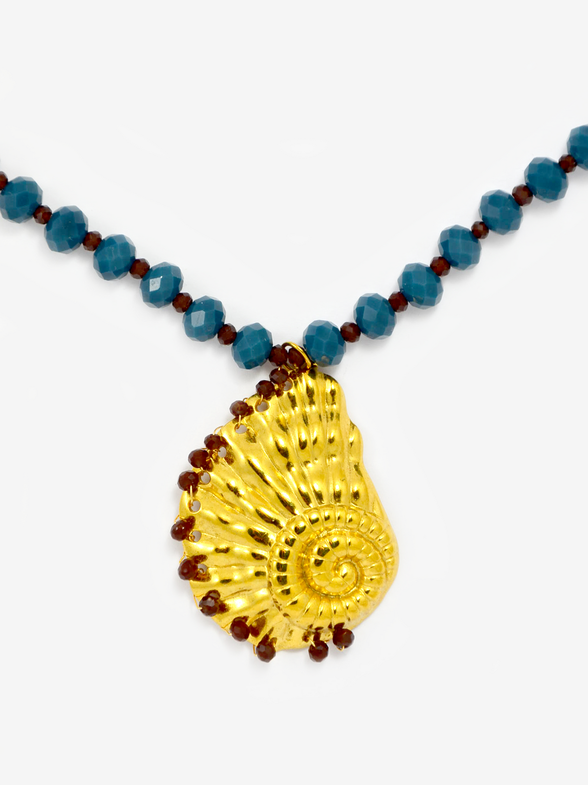 Ocean Stone Pearl Necklace