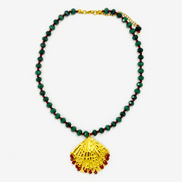 Ocean Stone Pearl Necklace