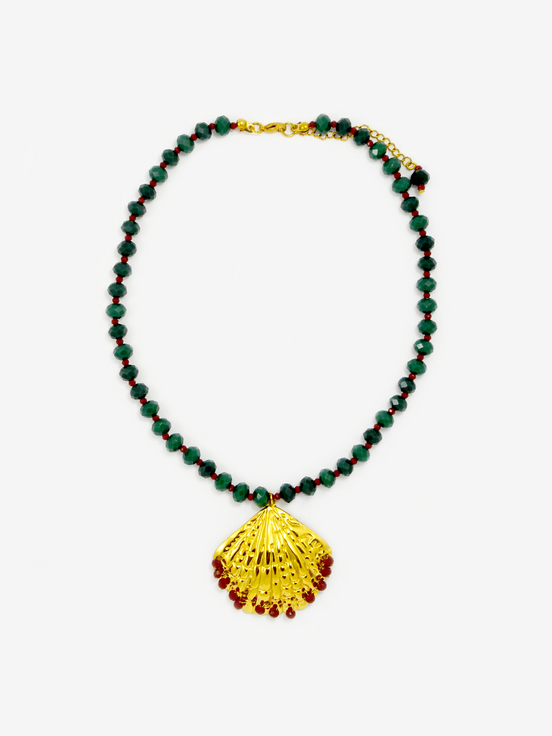 Ocean Stone Pearl Necklace