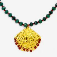 Ocean Stone Pearl Necklace