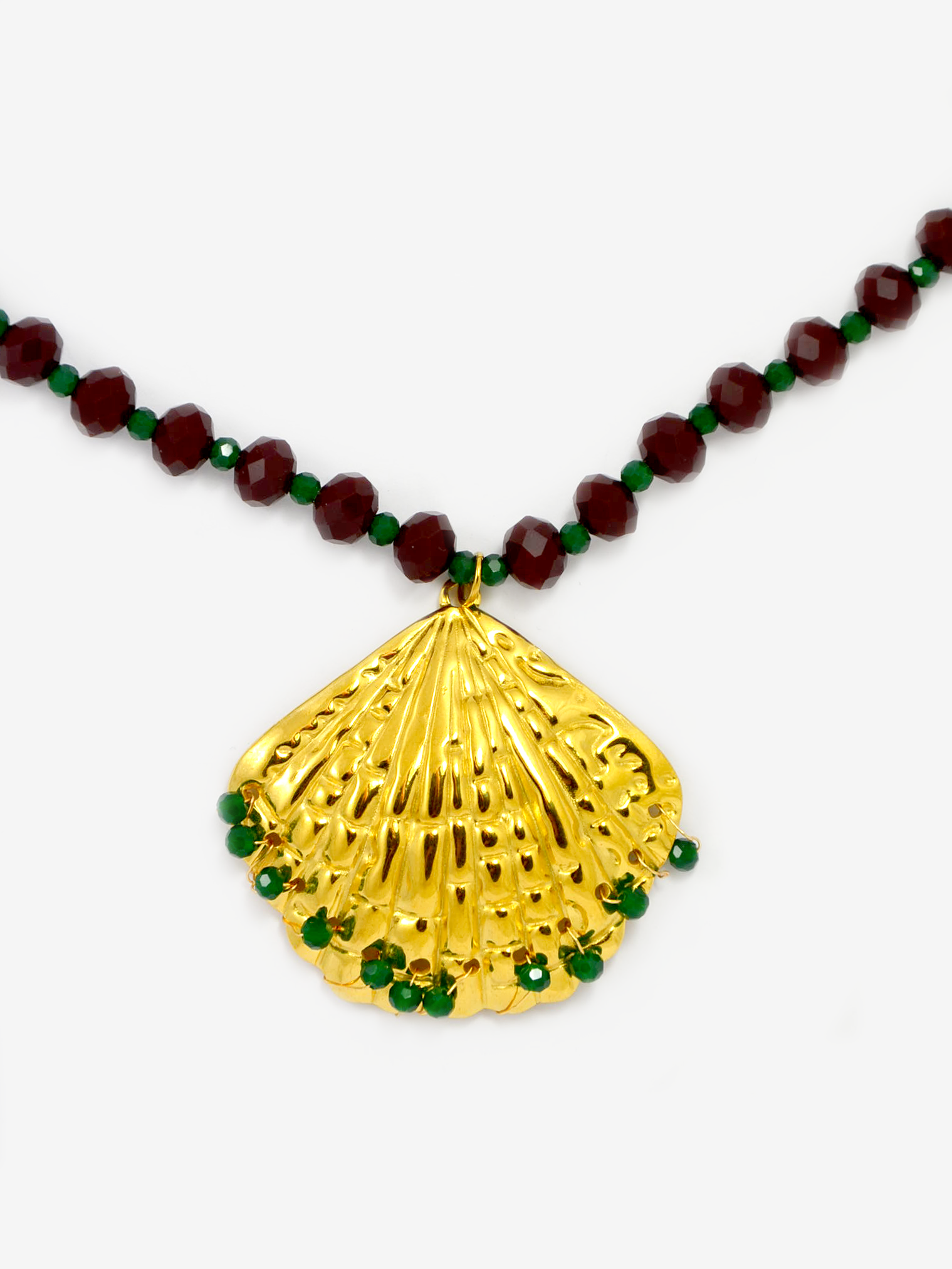 Ocean Stone Pearl Necklace